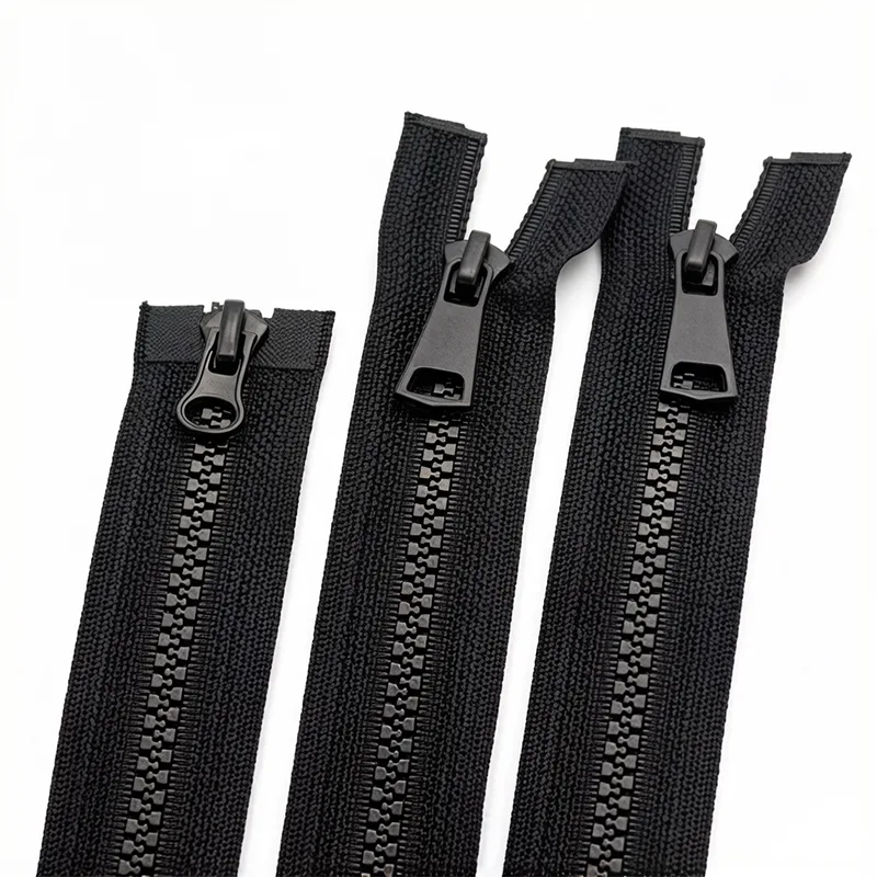 Cremalleras de plástico y resina
